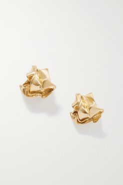 Crunched: A Tale Of Abandoned Legal Strategies Gold-plated Earrings