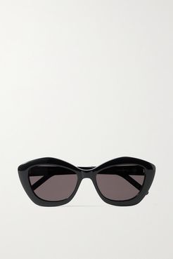 Cat-eye Acetate Sunglasses - Black