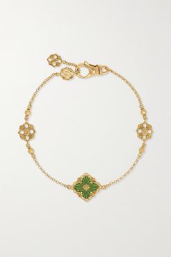 Opera Tulle 18-karat Gold And Enamel Bracelet