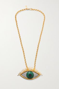 Gold-plated Crystal Necklace