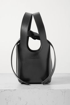 Bento Leather Tote - Black