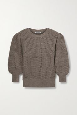 Net Sustain Moneta Ribbed Alpaca Sweater - Light brown