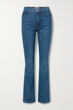 Net Sustain Peyton High-rise Bootcut Jeans - Mid denim