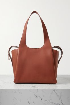 Tr1 Large Leather Tote - Brown