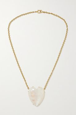 Love 18-karat Gold Moonstone Necklace