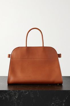 Margaux 15 Buckled Leather Tote - Tan