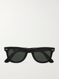 Wayfarer Square-frame Acetate Sunglasses - Black