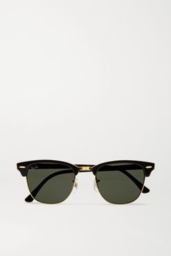 Clubmaster Acetate Sunglasses - Black