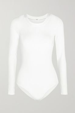 Berlin Stretch-jersey Bodysuit - White