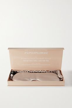 Silk Eye Mask - Beige