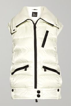 Les Bains Quilted Down Vest - Ivory