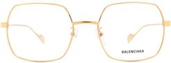 Balenciaga Bb0090o Gold Glasses