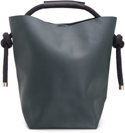 Recycled Leather Bucket Bag