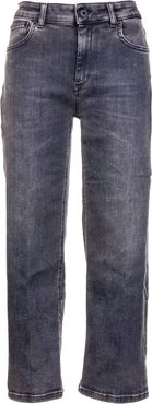 Straight-leg Cropped Jeans