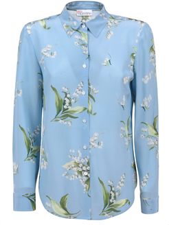 Floral Printed Slim Shirt