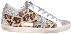 Super Star Sneakers In Horse And Glitter