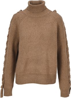 Jw Anderson Cable Insert Turtleneck Jumper