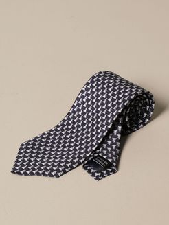 Tie Salvatore Ferragamo Silk Tie With Dog Pattern