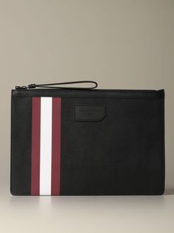 Briefcase Bollis Bally Pouch In Coated Canvas With Trainspotting