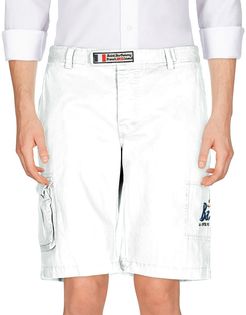 White Cargo Shorts