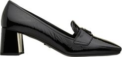 Prada Heel Logo Loafer