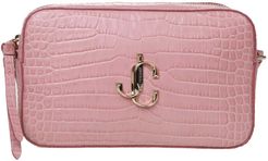 Varenne Cross Body Bag In Calf Leather Color Pink
