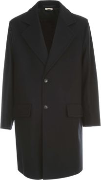 Wool Felt Single Breasted Coat