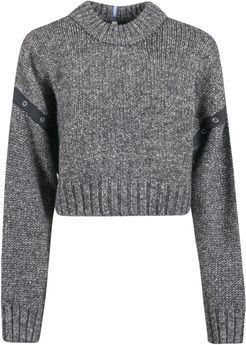 Ribbed Knit Cropped Jumper