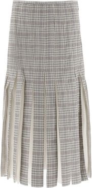 Binka Midi Wool Skirt