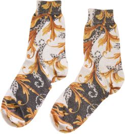 Baroque Printed Socks