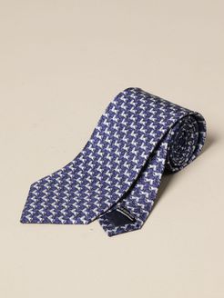 Tie Salvatore Ferragamo Silk Tie With Horse Pattern