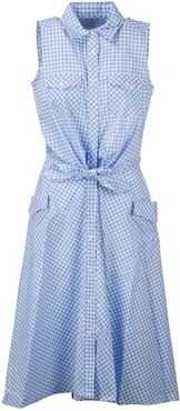 Checked Chemisier Dress