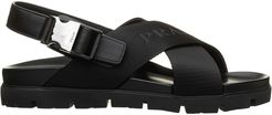 Prada Crossover-strap Sandals