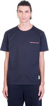 T-shirt In Blue Cotton