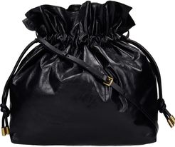 Ailey Shoulder Bag In Black Leather