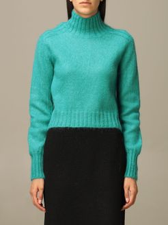 Sweater Alberta Ferretti Mohair And Virgin Wool Turtleneck