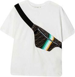 White T-shirt With Print