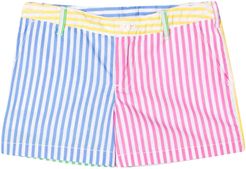 Multicolor Shorts With Lines