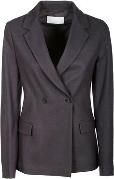 Double-breasted Two-button Blazer