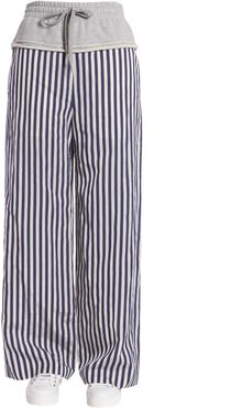 Striped Wide Leg Trousers