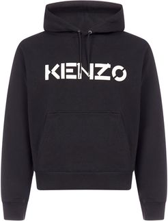 Logo Cotton Hoodie