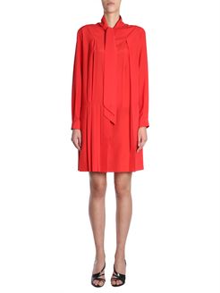 Crepe De Chine Silk Shirt Dress