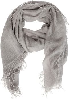 Grey Cashmere-silk Blend Scarf