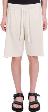 Shorts In White Cotton