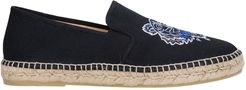 Espadrilles In Black Canvas