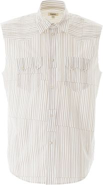 Sleeveless Striped Shirt