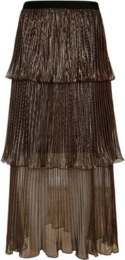 Pleated Long Skirt