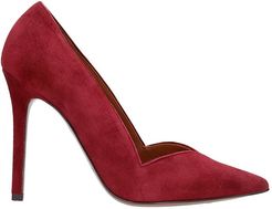 Pumps In Bordeaux Suede