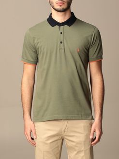 Polo Shirt Fay Cotton Pique Polo Shirt With Logo