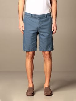 Short Eleventy Bermuda In Cotton And Linen